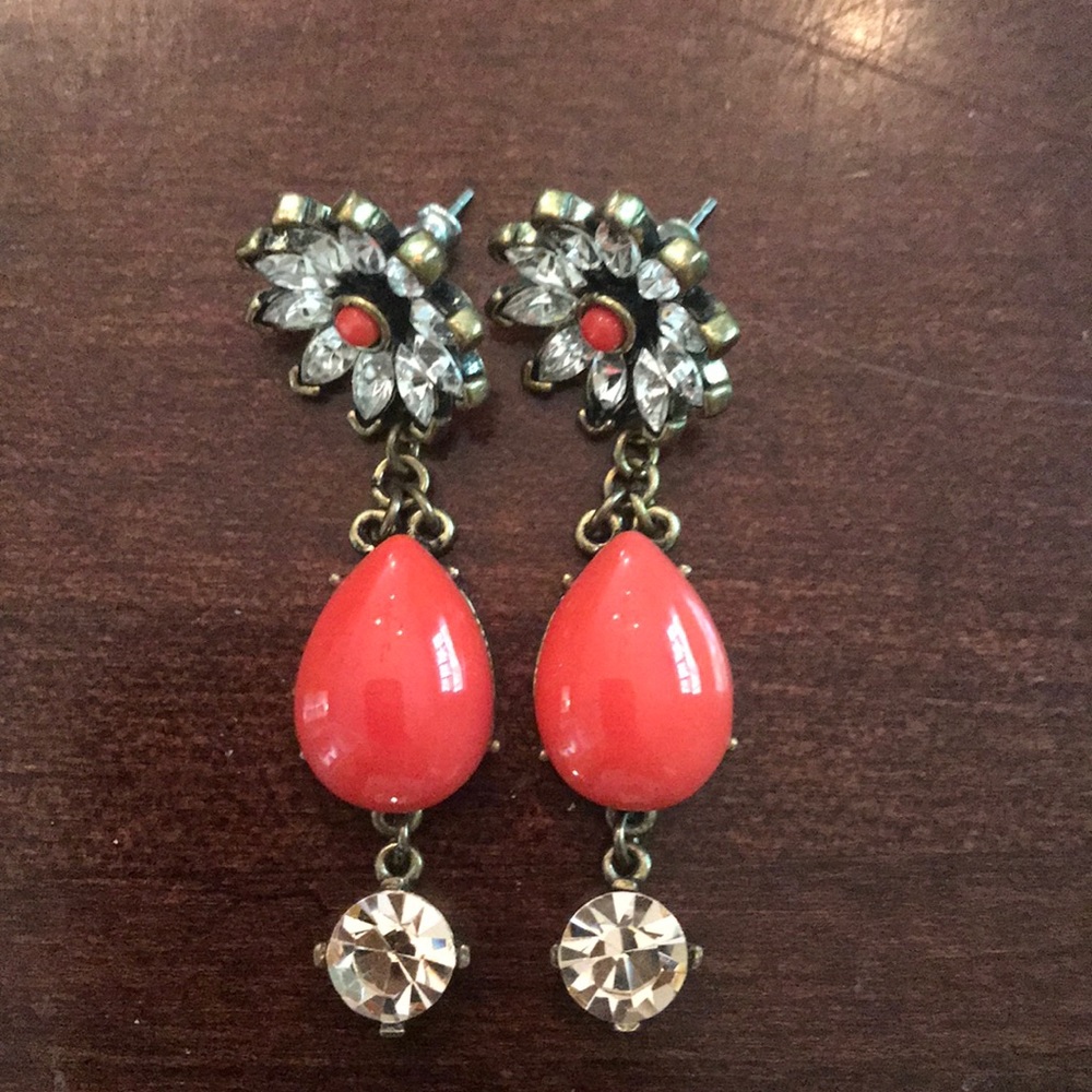 Flower fashion earrings purchased at Neiman Marcus